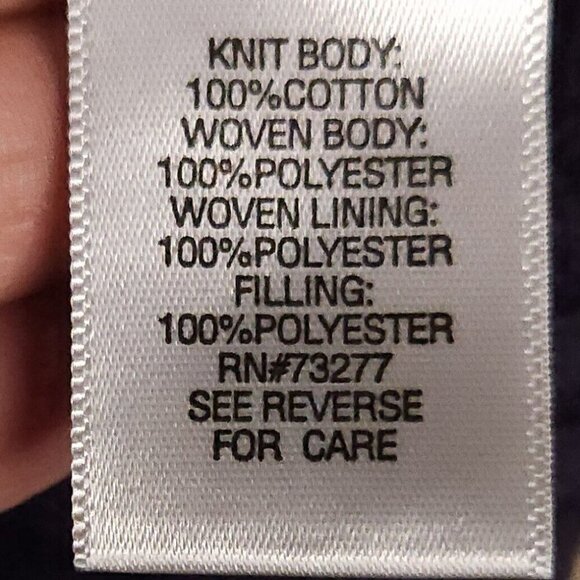 Croft & Barrow Purple Quilted Full Zip Sweater Medium - Picture 6 of 6